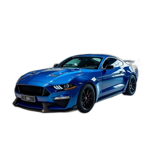 car, 3d render, photorealistic, blue transparent PNG cut-out