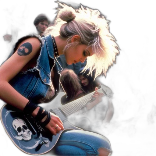 weapon, concept art, fantasy art, photorealistic, comic book art, blue, young, woman transparent PNG cut-out