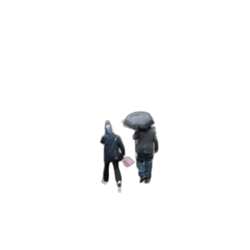 umbrella, jacket, hat, pixel art, concept art, 3d render, photorealistic, rain transparent PNG cut-out