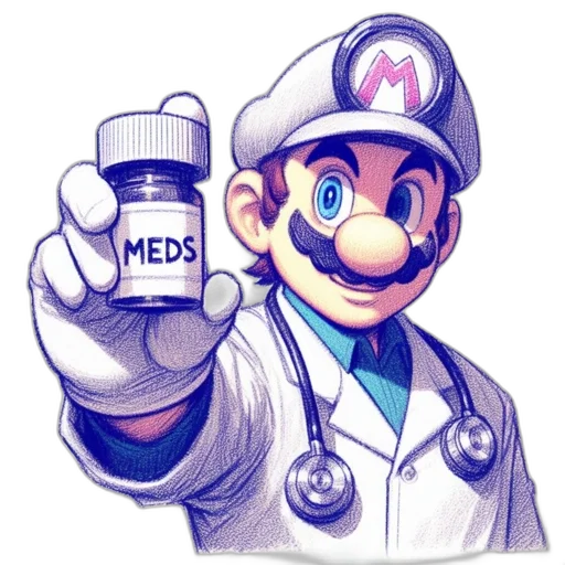 bottle, pixel art, concept art, watercolor, cartoon, stylized, mario, lab transparent PNG cut-out
