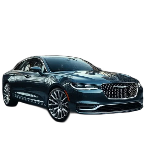 car, sleek, modern, blue, intricate, grille, design, parked transparent PNG cut-out