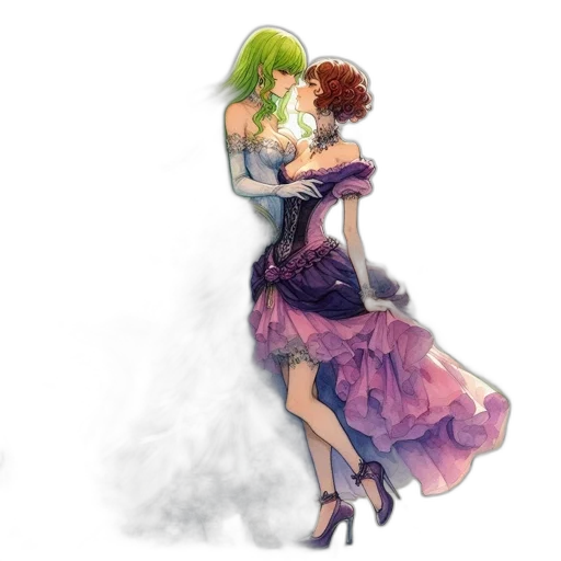 dress, watercolor, concept art, fantasy art, pixel art, underwater, outer space, fire transparent PNG cut-out