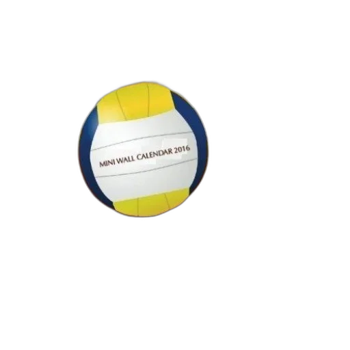 staff, 3d render, volleyball-themed, mini, wall, calendar, 2016, features transparent PNG cut-out