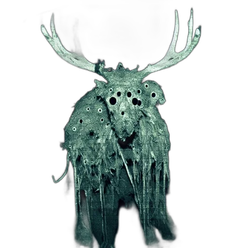 mask, creature, crown, animal, concept art, fantasy art, watercolor, 3d render transparent PNG cut-out