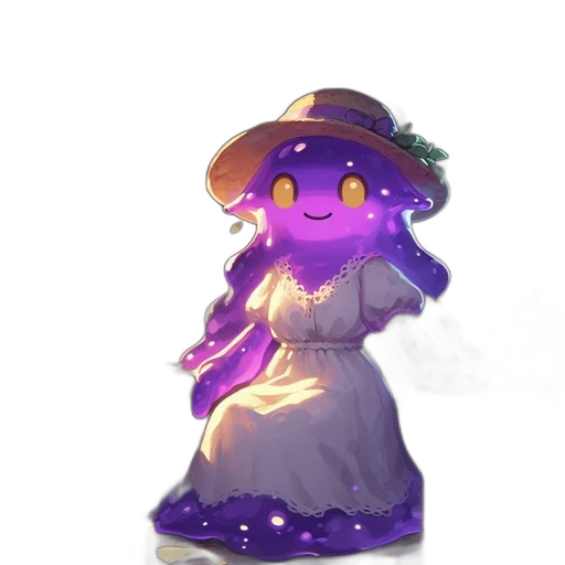 staff, dress, hat, flower, concept art, pixel art, fantasy art, 3d render transparent PNG cut-out