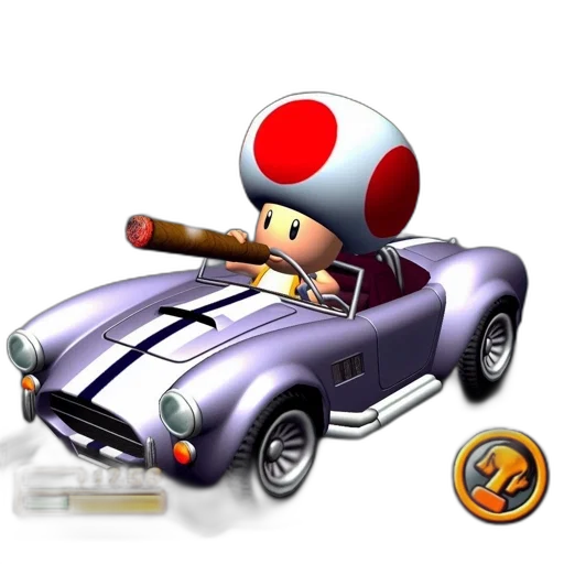 car, concept art, 3d render, pixel art, video, game, scene, character transparent PNG cut-out