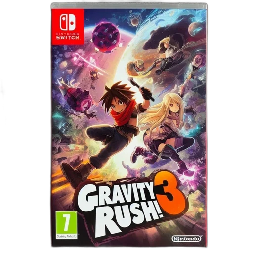 concept art, nintendo, switch, platform, cover, art, gravity, rush transparent PNG cut-out
