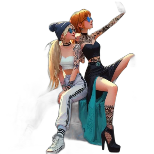 concept art, fantasy art, pixel art, comic book art, fire, outer space, blue, two transparent PNG cut-out