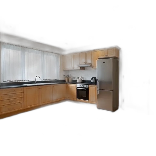 furniture, staff, 3d render, photorealistic, concept art, spacious, kitchen, wooden transparent PNG cut-out
