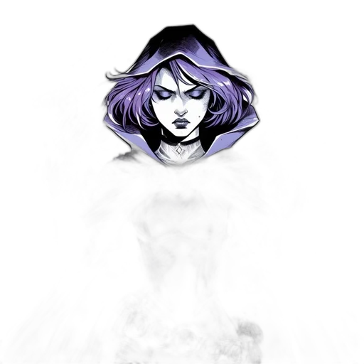 crown, dress, mask, face, comic book art, concept art, fantasy art, pixel art transparent PNG cut-out