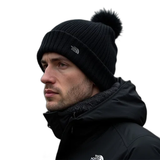 hat, staff, jacket, north transparent PNG cut-out