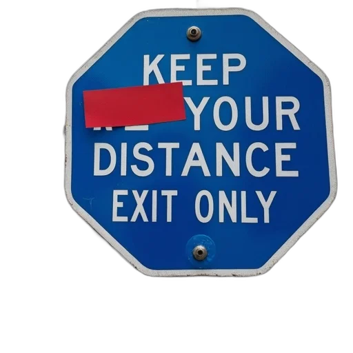 blue, sign, white, text, mounted, pole, reads, coronavirus transparent PNG cut-out