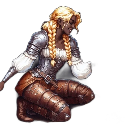 jacket, sword, staff, concept art, fantasy art, comic book art, pixel art, woman transparent PNG cut-out
