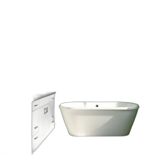 furniture, crown, 3d render, photorealistic, modern, bathroom, green, walls transparent PNG cut-out