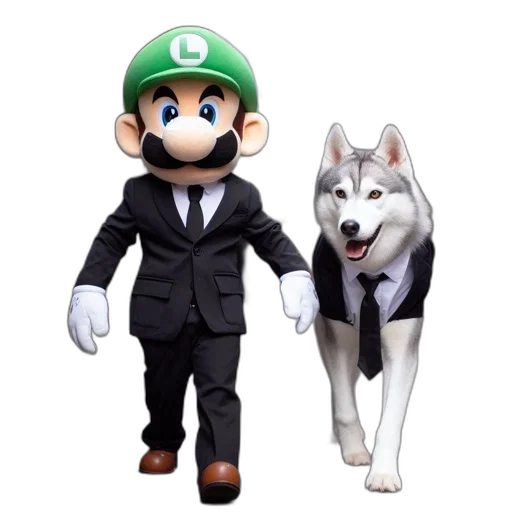animal, staff, creature, hat, 3d render, concept art, pixel art, cartoon transparent PNG cut-out