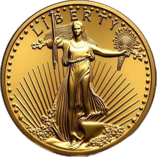 golden, gaudens, gold, double transparent PNG cut-out