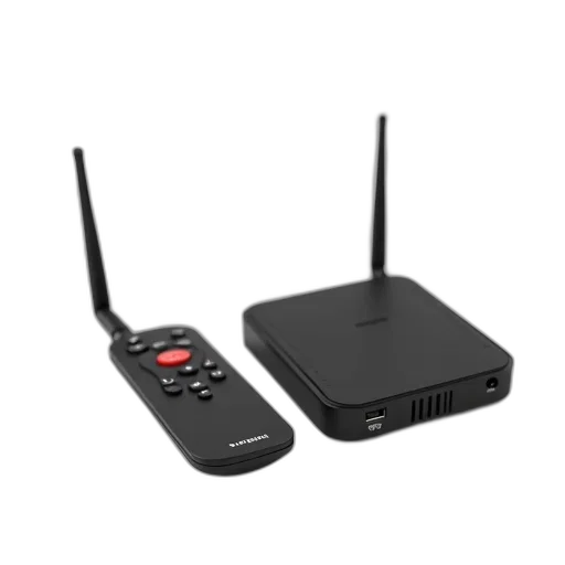 black, wireless, router, small, antenna, remote, control, red transparent PNG cut-out