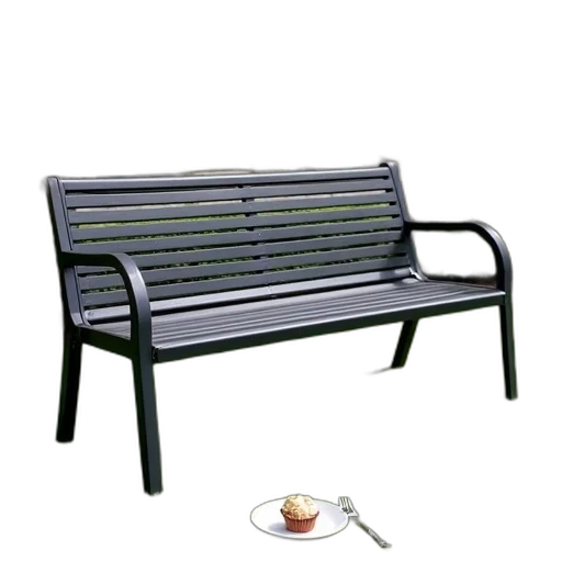 furniture, food, photorealistic, 3d render, concept art, modern, metal, garden transparent PNG cut-out