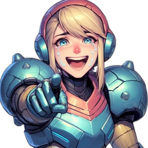 robot, face, weapon, mask, concept art, pixel art, anime, cartoon transparent PNG cut-out