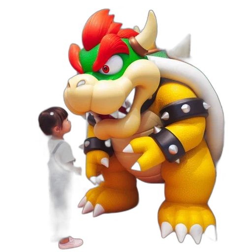 creature, weapon, dragon, animal, concept art, 3d render, pixel art, bowser transparent PNG cut-out