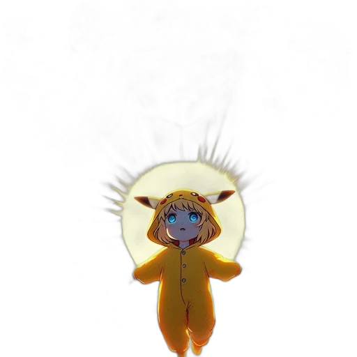 creature, jacket, staff, animal, 3d render, concept art, anime, pixel art transparent PNG cut-out
