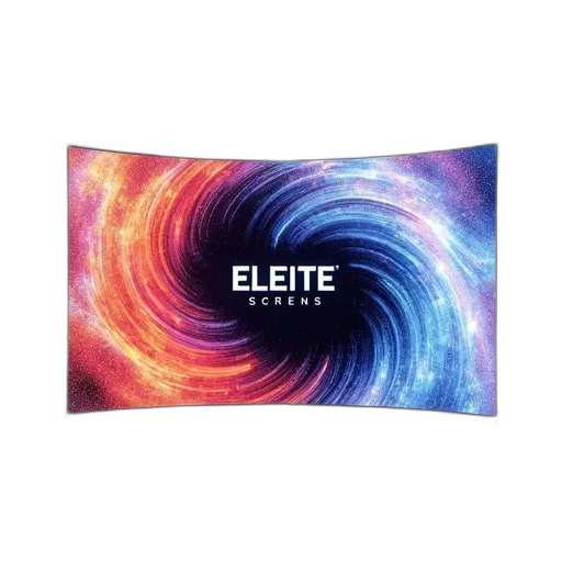 vaporwave, outer space, second, image, shows, large, curved, screen transparent PNG cut-out