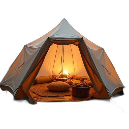 umbrella, 3d render, earth tones, tunnel transparent PNG cut-out