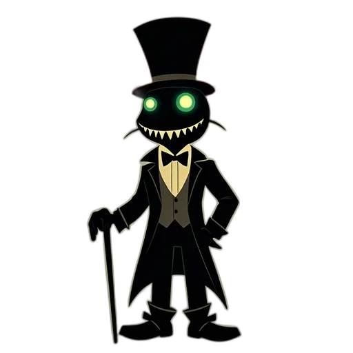staff, mask, robot, hat, concept art, pixel art, cartoon, 3d render transparent PNG cut-out