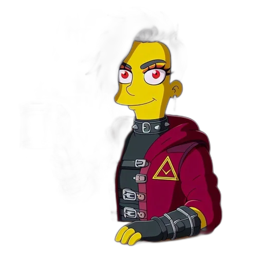 jacket, robot, staff, mask, pixel art, concept art, cartoon, 3d render transparent PNG cut-out