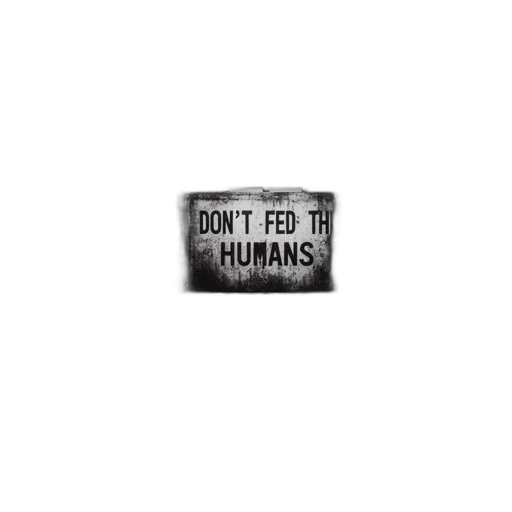 robot, animal, shoes, bald, humanoids, stand, behind, barriers transparent PNG cut-out