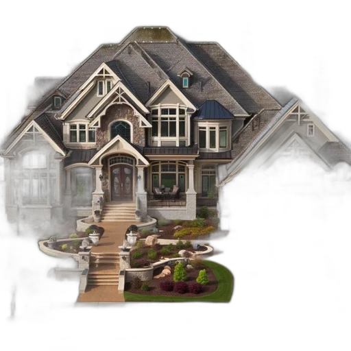 building, furniture, 3d render, concept art, photorealistic, pixel art, fog, earth tones transparent PNG cut-out