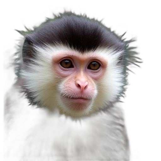 animal, creature, face, staff, photorealistic, 3d render, concept art, oil painting transparent PNG cut-out