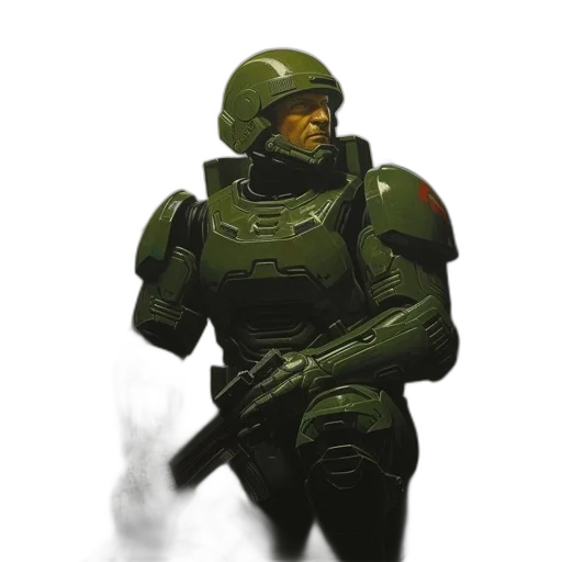 robot, weapon, face, staff, concept art, pixel art, 3d render, comic book art transparent PNG cut-out