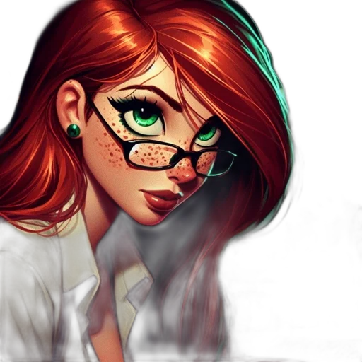 staff, face, jewelry, comic book art, cartoon, fantasy art, concept art, neon lights transparent PNG cut-out