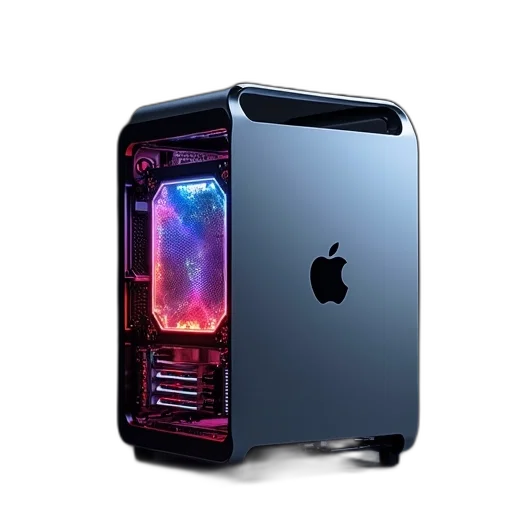 robot, 3d render, cyberpunk, vaporwave, photorealistic, outer space, new, mac transparent PNG cut-out