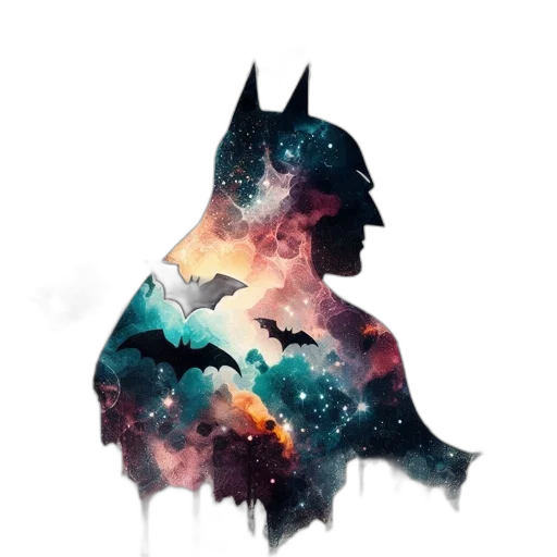 mask, face, comic book art, concept art, fantasy art, watercolor, outer space, dark transparent PNG cut-out