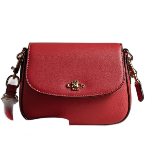 red, coach, cross, body, bag transparent PNG cut-out