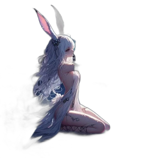dress, creature, mask, animal, concept art, fantasy art, watercolor, pixel art transparent PNG cut-out