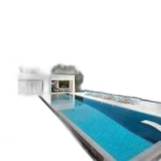 building, 3d render, photorealistic, concept art, modern, white, house, large transparent PNG cut-out