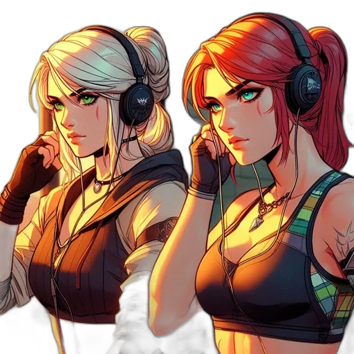 concept art, cyberpunk, comic book art, anime, neon lights, red, colorful, neon transparent PNG cut-out