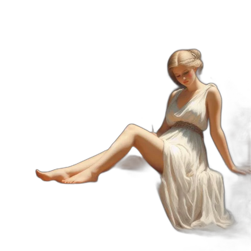 dress, concept art, photorealistic, fantasy art, oil painting, fire, outer space, underwater transparent PNG cut-out