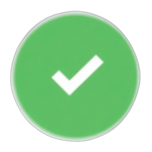 staff, hat, green, circle, white, checkmark, inside transparent PNG cut-out