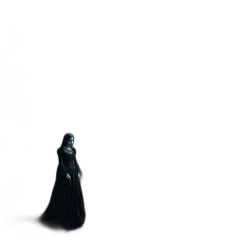 dress, staff, umbrella, robot, concept art, 3d render, pixel art, comic book art transparent PNG cut-out