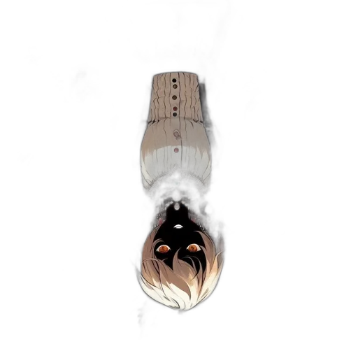 mask, hair, shoes, jewelry, concept art, 3d render, photorealistic, anime transparent PNG cut-out