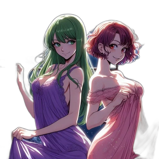 dress, crown, anime, concept art, pixel art, vaporwave, fire, night transparent PNG cut-out