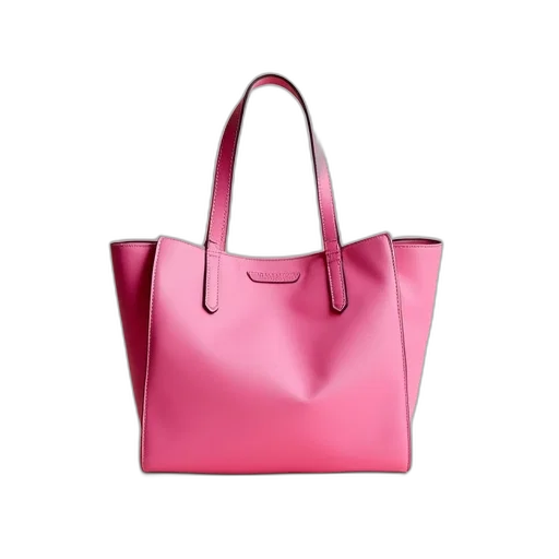 3d render, neon, pink, design, bag transparent PNG cut-out