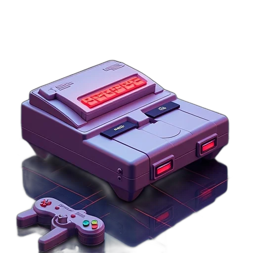 robot, weapon, pixel art, 3d render, vaporwave, concept art, red, colorful transparent PNG cut-out