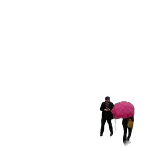 umbrella, hat, jacket, staff, 3d render, concept art, pixel art, rain transparent PNG cut-out