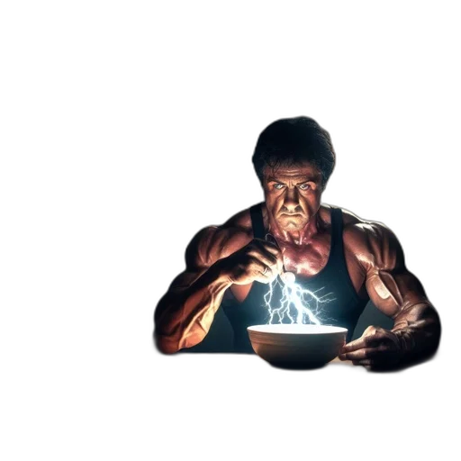 face, comic book art, concept art, pixel art, 3d render, dimly, lit, kitchen transparent PNG cut-out