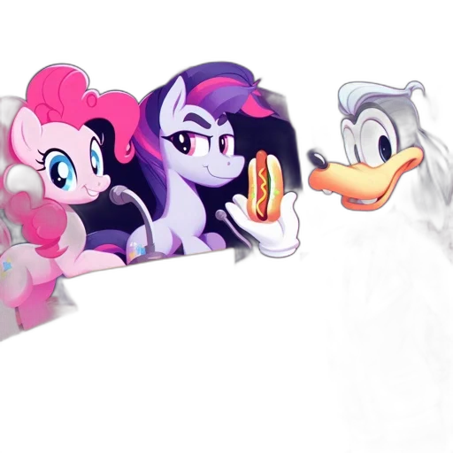 concept art, 3d render, outer space, pastel, monochrome, three, animated, characters transparent PNG cut-out
